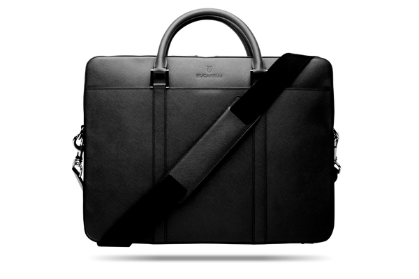 Black Saffiano Briefcase Bucarelli