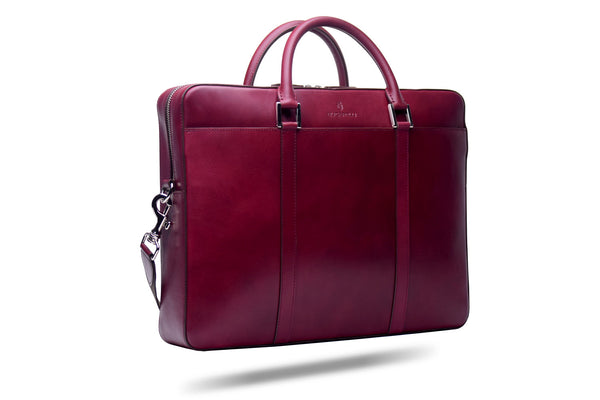 Burgundy briefcase Clearance