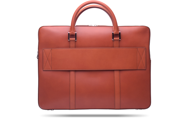 Cognac briefcase top